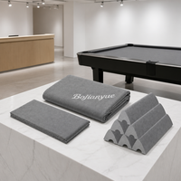 Tissu de billard pour table de billard, feutre mélange laine-nylon pour billard à neuf boules, idéal pour salle de billard et usage domestique, avec 6 bandes de rebond.