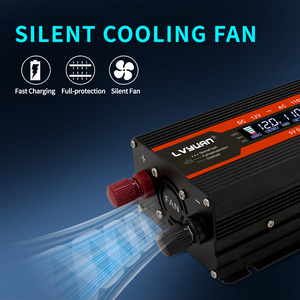 800W Peak 2KW 2000W DC 12V à AC 110V onduleur convertisseur de voiture à onde sinusoïdale modifiée avec prise américaine marque <span class=keywords><strong>Lvyuan</strong></span> - Product Image 5