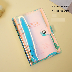 2025 New arrivals <span class=keywords><strong>A5</strong></span> dễ thương xoắn ốc văn phòng phẩm da máy tính xách tay trường bán buôn với Hộp và bút máy tính xách tay Bộ Quà Tặng - Product Image 5