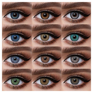 EYESHARE Vente en gros de lentilles de contact colorées naturelles, lentilles de contact souples colorées, boîte de lentilles de contact colorées, accessoires de maquillage et de lunetterie, rouge - Product Image 1