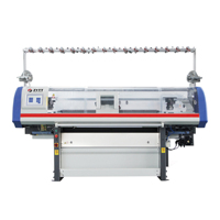 Machine à tricoter les pulls automatique, machine à tisser à plat informatisée avec contrôle dynamique de la densité, haute vitesse textile