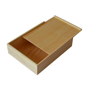 Caja <span class=keywords><strong>de</strong></span> Regalo <span class=keywords><strong>Deslizante</strong></span> Hecha a Mano con <span class=keywords><strong>Tapa</strong></span> <span class=keywords><strong>de</strong></span> Bambú MDF sin Acabado, Ecológica, Pequeña y Personalizable, para Almacenamiento <span class=keywords><strong>de</strong></span> Regalos, Artes y Manualidades, Venta al Por Mayor - Product Image 1