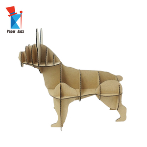 <span class=keywords><strong>Puzzle</strong></span> en carton ondulé 3D : Décoration éco-fonctionnelle et jouet STEAM - Product Image 2