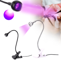 Lampu UV 5W 10W Grosir untuk Ekstensi Bulu Mata Profesional, Lampu Pengeras Lem LED, Peralatan Salon