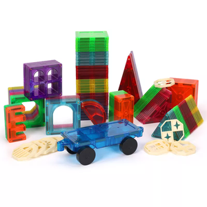 새로운 도착 강한 자석 장난감 세트 3D 자석 타일 빌딩 블록 - Product Image 1