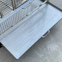 Cage à oiseaux de haute qualité et robuste pour pigeon et perroquet, style luxueux, transporteur en acier inoxydable 304, prix compétitif, cadre en bois.