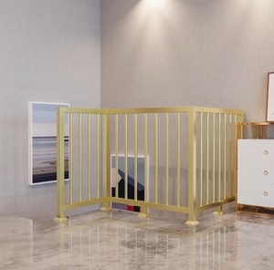 Instalasi DIY kontemporer besi tempa hitam pagar taman rumah sekitar pagar pelat baja pagar langkan pegangan tangan - Product Image 3