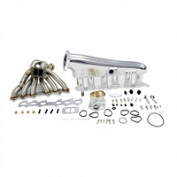 Collecteur d'échappement MERTOP RRACE entièrement en aluminium CNC pour moteur TO*YOTA 2JZGTE, kits de collecteurs d'échappement à double spirale