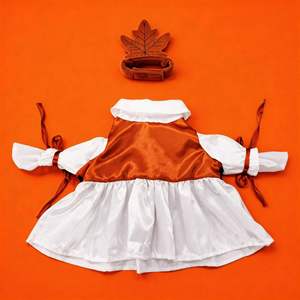 Déguisement de dinde de Thanksgiving personnalisé en petite série de 23 pouces pour porche, cadeau, décoration de porte, fournitures de fête en polyester, Europe - Product Image 4