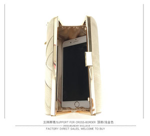 Borsa <span class=keywords><strong>da</strong></span> <span class=keywords><strong>sera</strong></span> <span class=keywords><strong>da</strong></span> <span class=keywords><strong>donna</strong></span> in raso con nappe alla moda, <span class=keywords><strong>pochette</strong></span> elegante <span class=keywords><strong>da</strong></span> cerimonia - Product Image 6