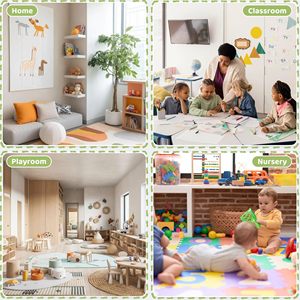 Petite <span class=keywords><strong>armoire</strong></span> empilable, rangement de vente au détail, armoires à rayures, bibliothèque en bois pour enfants et organisateur de jouets - Product Image 5