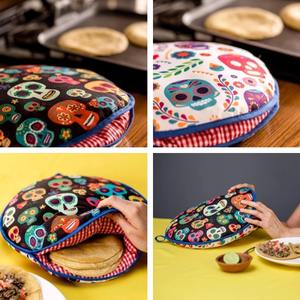 थोक कस्टम इन्सुलेटेड और सूक्ष्म कपड़े की थैली टोरिला और आटा, इन्सुलेट कीपर के लिए टोरटिला गर्म धारक रखता है। - Product Image 5