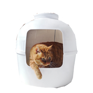 Décoration d'intérieur 2021 Bac à litière pour chat désodorisant Bac à litière pour chat Système d'apprentissage <span class=keywords><strong>de</strong></span> la propreté pour chat <span class=keywords><strong>Pot</strong></span> <span class=keywords><strong>de</strong></span> fleurs avec plantes - Product Image 3