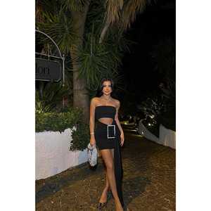 Robe de soirée Diana Mini en noir - Product Image 3