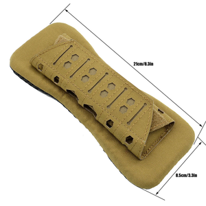 Almohadillas de hombro para chaleco táctico con corte láser de camuflaje personalizado DFS0304, almohadilla de malla suave para mochila de exterior - Product Image 3