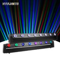 Led 8 Yeux Scène Led Dj Lumière Faisceau de Lumière Mobile Araignée 8X12W Led Bar Faisceau de Lumière pour Dj Ktv Disco Pub Théâtre Club Bar
