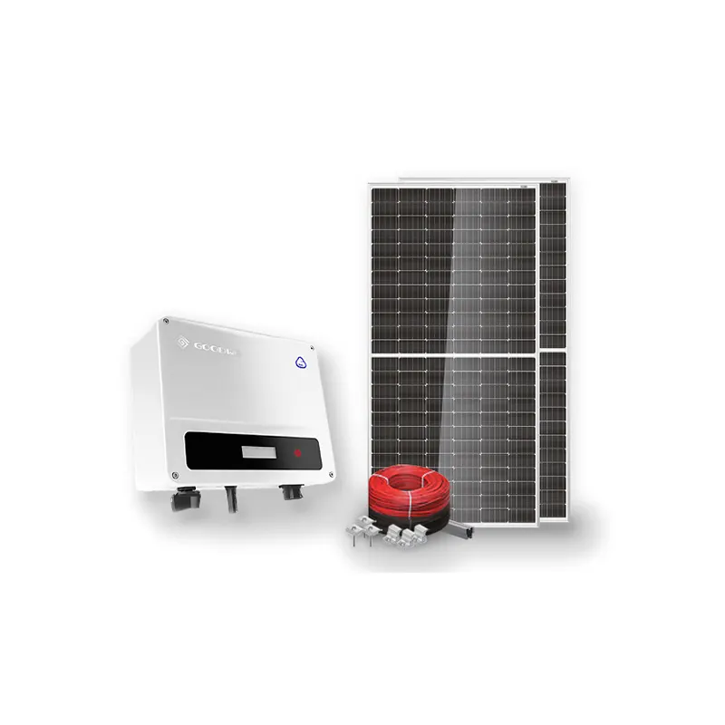 ソーラーパネルシステム15 kwハイブリッドインバータソーラー家庭用太陽光発電システム