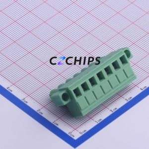 KF2EDGKM-5.0-7P Plug-in Terminal Block P=5mm Connector Plug Screw Fixing 1x7P 5mm - Product Image 2