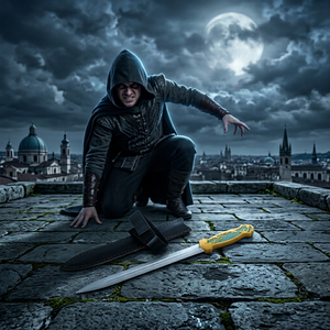 ดาบไม้ไผ่แบบซ่อนใบมีดสำหรับ <span class=keywords><strong>Assassin</strong></span>'s <span class=keywords><strong>Creed</strong></span> ขนาด 40 ซม. ดาบไม้แท้ ดาบไม้ไผ่โบราณ ดาบคาตานะอนิเมะ - Product Image 1