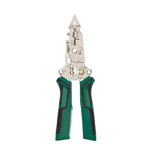 Tuosen Tools Multi Function Electrician Pliers Wire <b>Stripper</b> Cutter 12-250v Voltage Tester For Cable <b>Wiring</b> - Product Image 2