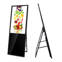 Support de sol intérieur Totem Poster Mobile Battery Display Holder Guangdong Mall Kiosk Design Touch Kiosk Android LCD Kiosk