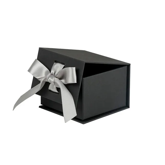 Caixa de compras elegante para presente de aniversário, fita ecológica de papelão, caixa surpresa para o Dia dos Namorados da namorada