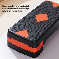 Plataforma de Step Aeróbico ActEarlier de 68 cm, Ajustable, para Ejercicios de Fitness, con Superficie Antideslizante