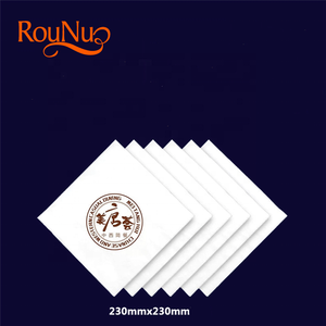 Rounuo Personnalisé <span class=keywords><strong>Serviette</strong></span> <span class=keywords><strong>Papier</strong></span> Restaurant Utiliser 4 plis serviettes <span class=keywords><strong>en</strong></span> <span class=keywords><strong>papier</strong></span> - Product Image 4