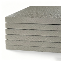 Panel de Ducto Preaislado PIR, Material de Aislamiento y Placa Ignífuga, Placa de Aislamiento de Espuma Fenólica de Aluminio de Doble Cara