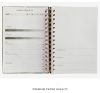 Planificateur de budget et d'étude biblique, impression personnalisée, organiseur d'agendas A5, journal de fitness, agenda journalier, hebdomadaire et mensuel, carnet de notes