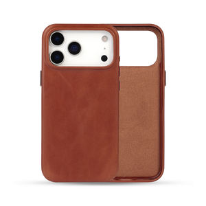 Funda Magnética Delgada y Minimalista <span class=keywords><strong>de</strong></span> Cuero Genuino Premium para Teléfono Celular, Compatible con <span class=keywords><strong>iPhone</strong></span> 13 <span class=keywords><strong>14</strong></span> 15 16 17 <span class=keywords><strong>Pro</strong></span> <span class=keywords><strong>Max</strong></span> y Samsung Galaxy S24 - Product Image 1