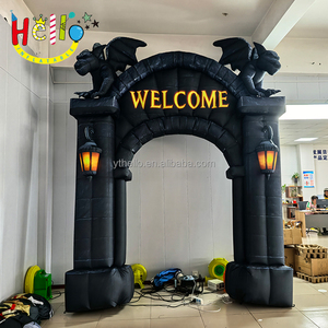 Usine En Gros Halloween Arche Gonflable Cour Décorations Jardin Lumineux Festival Décorations Gonflable Bienvenue Arche - Product Image 3
