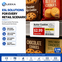 Etiqueta Digital WiFi LEEKA de 2.66 Pulgadas con Batería de Larga Duración para Tiendas de Ropa, Fabricante OEM, CE, FCC, RoHS
