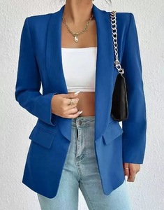 Eleganter Damen-<span class=keywords><strong>Blazer</strong></span> in Rosa, Lässige Offene Jacke mit Langen Ärmeln für Büro, Geschäftliches und Alltag - Product Image 2