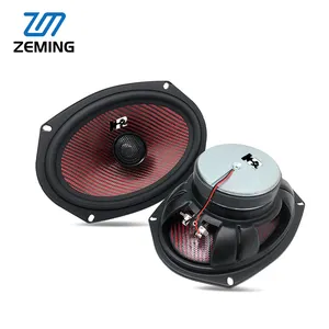 Alto-falantes para carro com cúpula de fibra de carbono 2 vias, OEM 6*9 polegadas, áudio de 180 W, gama completa de alto-falantes para carros, China, incluindo woofer, woofer coaxial