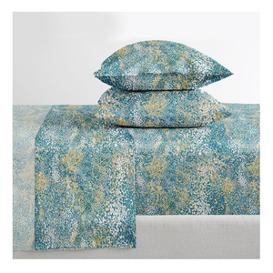 Hàng Mới Về Tấm Ga Trải Giường 4 Món Sang Trọng Bằng Vải Vi Sợi In Họa Tiết Lông Vũ Bộ Ga Trải Giường Cỡ <span class=keywords><strong>Queen</strong></span> Bằng Cotton-Bộ 6 Món - Product Image 4