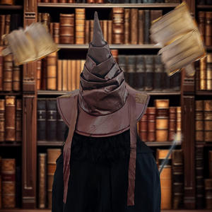 HLC Hot ODM Halloween <span class=keywords><strong>Harry</strong></span> Wizard Hat Hexenbiest Patch Beggar Hat Personnage Dress up Pointed Witch Hat Coiffe Fabricant - Product Image 1