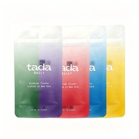 Sacs Mylar Translucides à Soufflet avec Fermeture Éclair Sécurisée Enfant, Série Assortie, Finition Mate et UV Sélectif, Impression Personnalisée du Logo