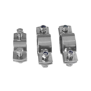 Colliers de serrage doubles de haute qualité <span class=keywords><strong>Collier</strong></span> de serrage à <span class=keywords><strong>double</strong></span> boulon robuste <span class=keywords><strong>Collier</strong></span> de serrage épaissi en acier inoxydable 304 - Product Image 2