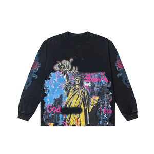 เสื้อสเวตเชิ้ตสตรีทแวร์ Gxdspeed จากโรงงานโดยตรง |   เสื้อสเวตเตอร์คอกลมแขนยาวลายกราฟิกขนาดใหญ่สำหรับผู้ชายและผู้หญิง - Product Image 4