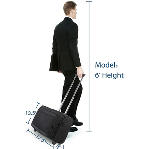 Bolsa rodante <span class=keywords><strong>para</strong></span> ordenador <span class=keywords><strong>portátil</strong></span>, maletines Premium de 17,3 pulgadas <span class=keywords><strong>para</strong></span> ordenador <span class=keywords><strong>portátil</strong></span> <span class=keywords><strong>con</strong></span> <span class=keywords><strong>ruedas</strong></span> <span class=keywords><strong>para</strong></span> hombres y mujeres, bolsa de trabajo impermeable <span class=keywords><strong>para</strong></span> ordenador rodante - Product Image 4