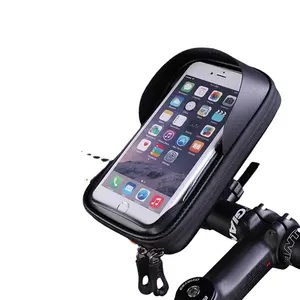 CBR ODM 6.0 인치 PU + EVA 터치 스크린 휴대 전화 홀더 360 회전 방수 스포츠 자전거 자전거 프레임 핸들 바