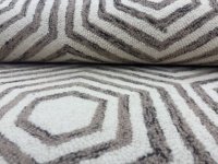 Tapis de salon rectangulaire moderne en laine et acrylique tufté à la main, antidérapant, réversible, épaisseur 12 mm, taille moyenne