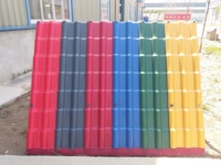 Résistance aux intempéries teja colonial UPVC matériaux de construction pvc tuile espagnole