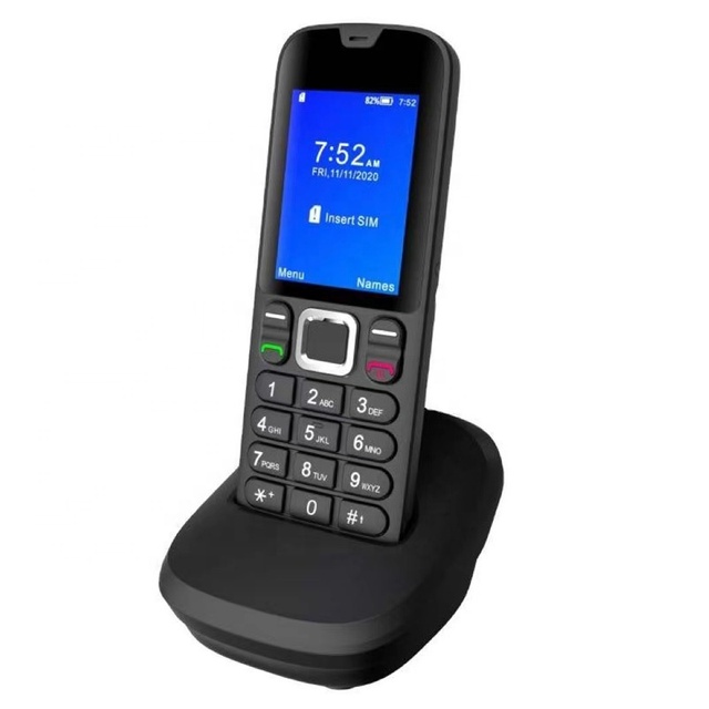 GSM Cordless Handset Dual SIM Card Phone FWP Desk Telephone