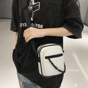 Sacs banane personnalisés en PU, sacs à bandoulière sport décontractés, nouveau design, sacoche à ceinture à carreaux, sac à dos pour homme, sacs de poitrine unisexes - Product Image 5