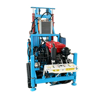 Mikton Model220L Foreuse de puits d'eau diesel sur chenilles 35 CV, profondeur max. 200 m, tout-terrain, facile à utiliser, pour la forage de puits d'eau potable en zone montagneuse et rurale