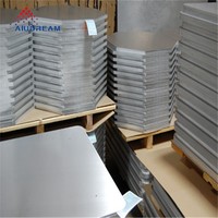 Plaques de bardage décoratif en alliage d'aluminium ACP/ACM Dibond 3mm 5mm 2mm, haute résistance à la corrosion, couleur personnalisée