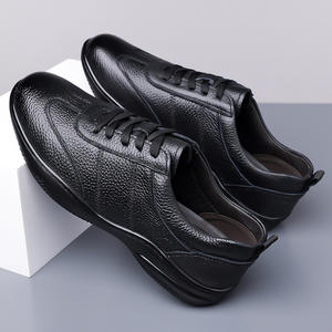 Chaussures en cuir décontractées pour hommes 2026, style coréen, perforées, ajourées, respirantes, pour le travail et les trajets quotidiens - Product Image 3