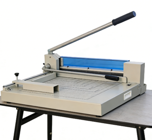 Coupe-papier guillotine Kaijie modèle 440A, manuel, robuste, en métal, format A4, capacité de coupe de 400 feuilles, portable, pour bureau - Product Image 6